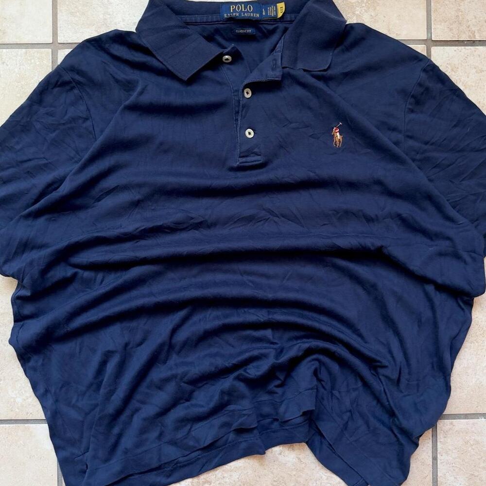 Polo by Ralph Lauren Classic Fit Short Sleeve Polo Shirt - Size L